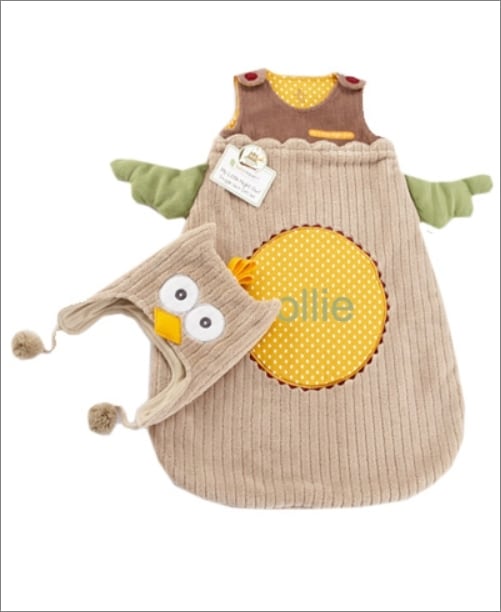 Owl Snuggle Sack and Cap Set