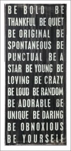 Be Bold Wall Art | Fantastic Gifts for Graduates