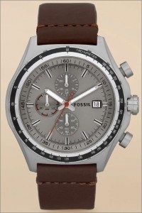 Dylan Leather Watch in Brown
