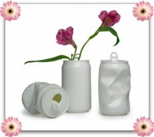Porcelain Can Vases