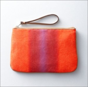 Dip Dye Print Pouch