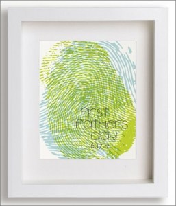 First Fathers Day, Personalized Print