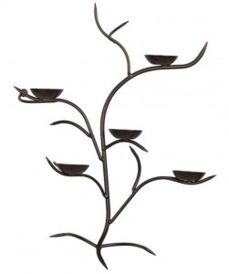 Bronze Branch Wall Sconce