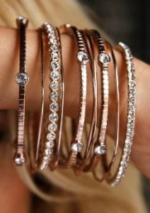 Crystal Bangle Set