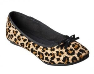 Girls' Cherokee Leopard Ballet Flat