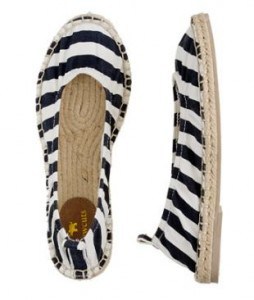 Girls' Stripe Espadrille Ballet Flats Stripe