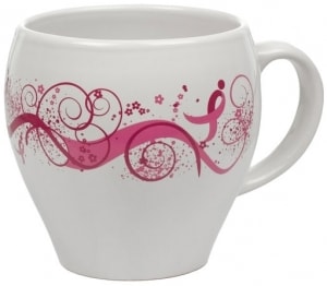 Breast Cancer Awareness Scroll Mug