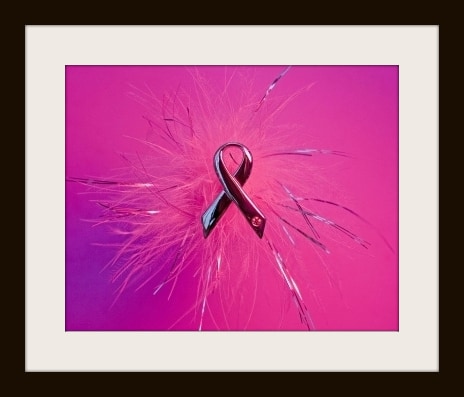 Breast Cancer Pink Ribbon and Frame
