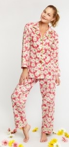 Our Town Daisy Pink Sateen Classic PJ