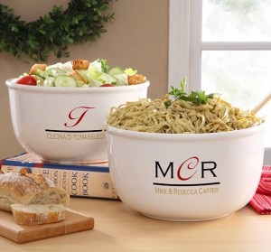 Chef's Monogram Personalized Serving Bowl