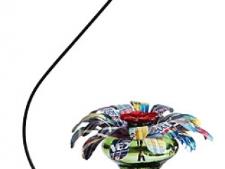 Handmade Flower Hummingbird Feeder - Ecofriendly