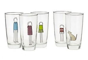 PERSONALIZED FAMILY GLASSWARE