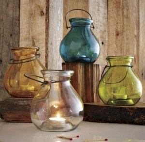 Recycled Glass Lanterns
