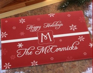 Winter Wonderland Personalized Doormat