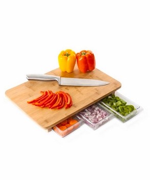 Quirky Mocubo One Stop Chopping Cutting Board | The Mindful Shopper