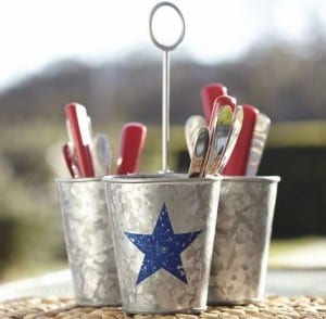 GALVANIZED METAL STAR CONDIMENT SET | The Mindful Shopper