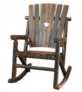 STAR INDOOR OUTDOOR ROCKING CHAIR | The Mindful Shopper