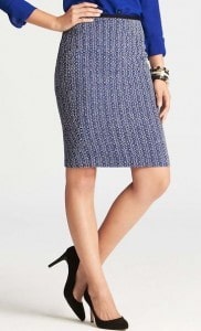 Luxe Tweed Pencil Skirt | Fashionable Fall Pieces | The Mindful Shopper