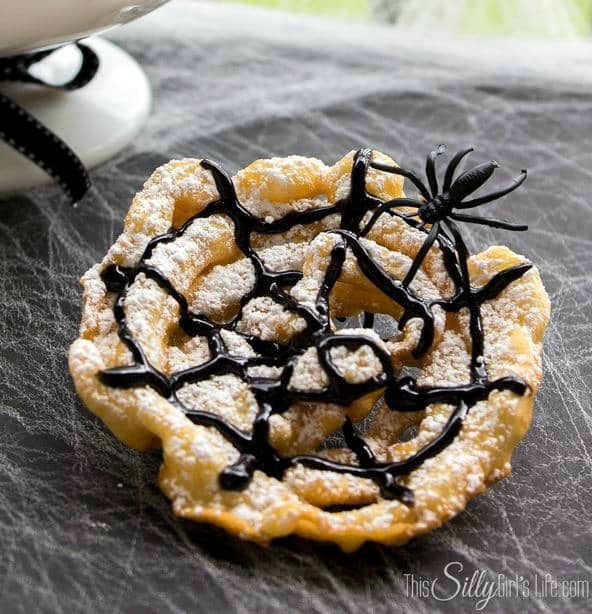 Crispy Spider Webs from This Silly Girl’s Life | Spookalicious Halloween Treats
