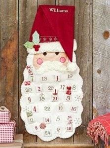 Santa Face Advent Calendar  | Super Fun Advent Calendars