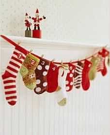 Martha Stewart Baby Sock Advent Calendar