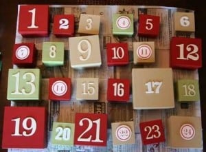 DIY Advent Boxes from Ali Edwards