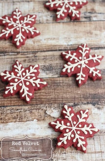 Red Velvet Snowflake from Created By Diane
