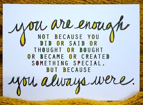 You Are Enough by Liv Lane
