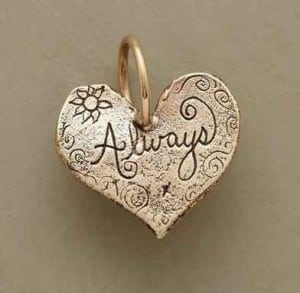 Gold Always Heart Charm | The Mindful Shopper | Valentine's Day Picks