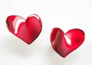 Handmade Heart Shaped Earrings | The Mindful Shopper | Valentine's Day Picks