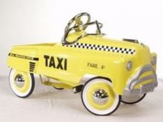 Retro Taxi Pedal Car
