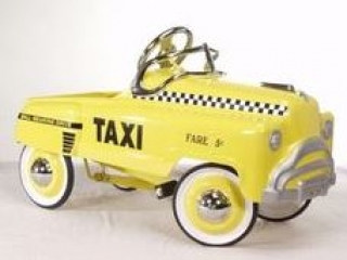 Retro Taxi Pedal Car ($300) Retro Taxi Pedal Car