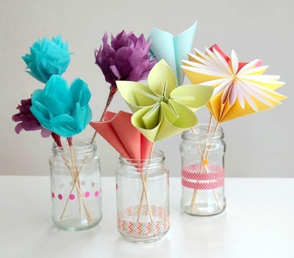 Paper DIY Flower Bouquets from Tuts Plus