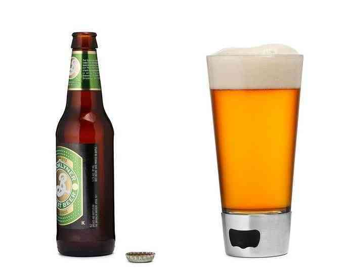 Beer Opening Glass ($12) Beer Opening Glass | Gifts For Guys