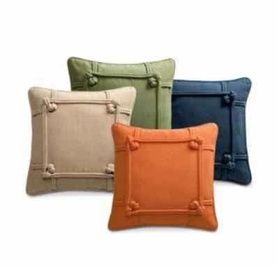 Knotted Throw Pillow | Decorate Your Home with These Bold and Beautiful Colors of Summer | The Mindful Shopper