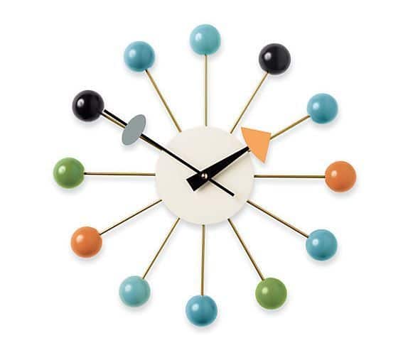 Nelson Ball Clock | Decorate Your Home with These Bold and Beautiful Colors of Summer | The Mindful Shopper