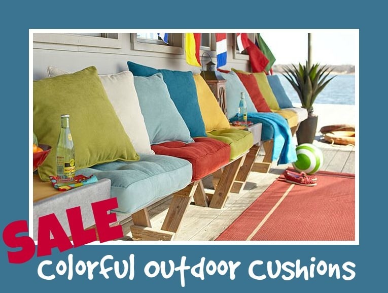 Colorful Outdoor Cushions | Deal of The Day