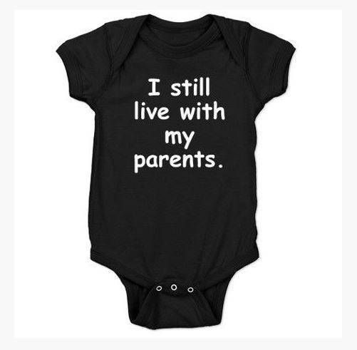 I Still Live With My Parents Onesie | Adorable Baby Onesies