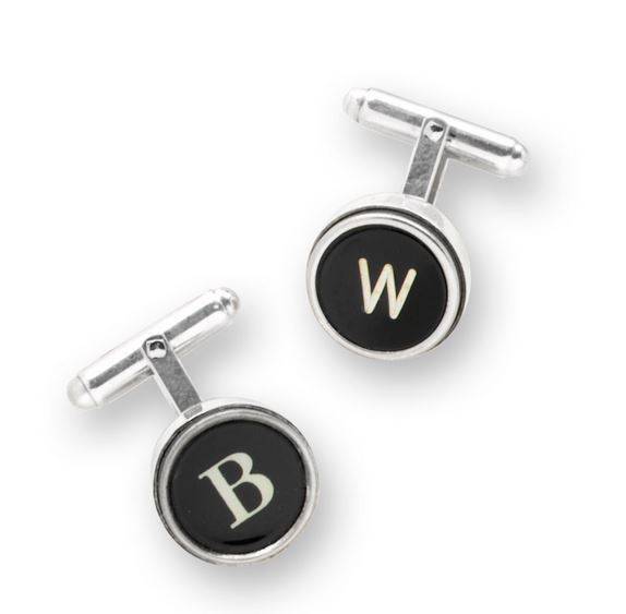 Silver Type Key Cufflink | Gifts For Guys