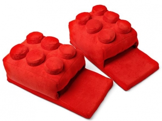 Building Brick Slippers