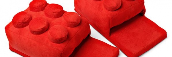 Building Brick Slippers