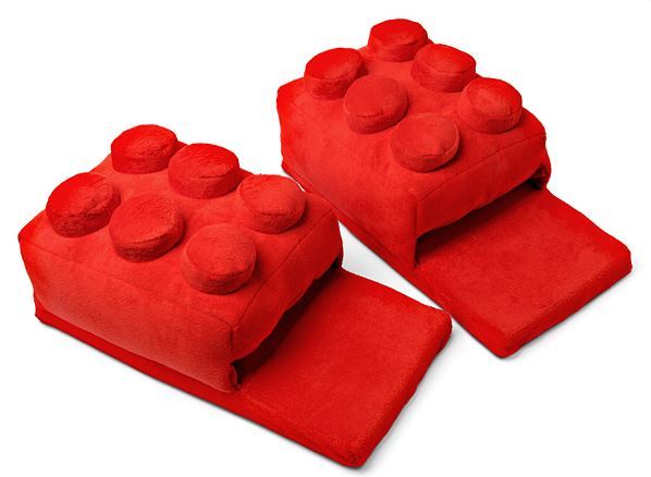 Building Brick Slippers