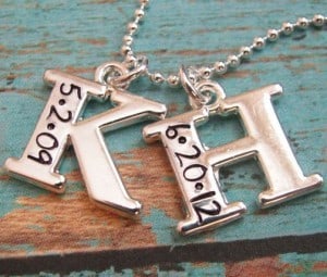 Double Initial Necklace