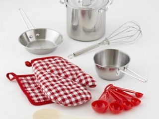 9-Piece Play Cooking Set