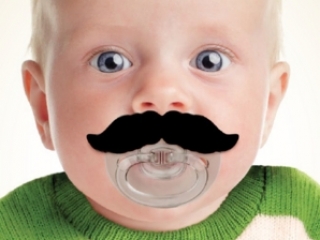 Mustachifier Baby Pacifier