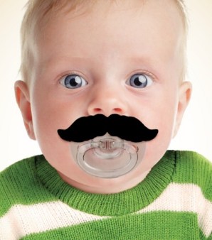 Mustachifier Baby Pacifier