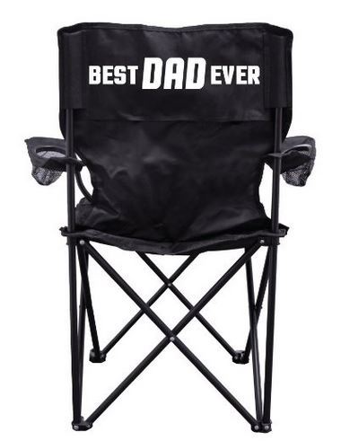 "Best Dad Ever" Camping Chair with Carry Bag