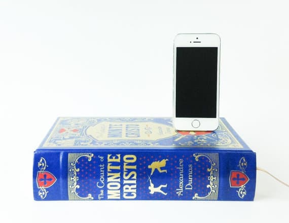 Book Charging Dock for iPhone or Android by Rich Neeley Designs
