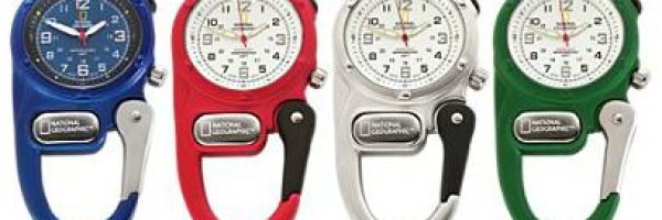 Carabiner Clip Watch With LED Micro-light