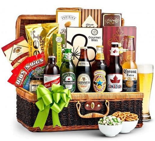 Craft Beer and Snacks Gift Basket